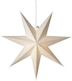 Star Trading - Christmas Star - Paper Star Plain - White - 45cm