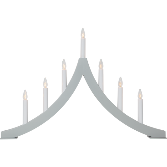 Ljusstake Pagod Grå