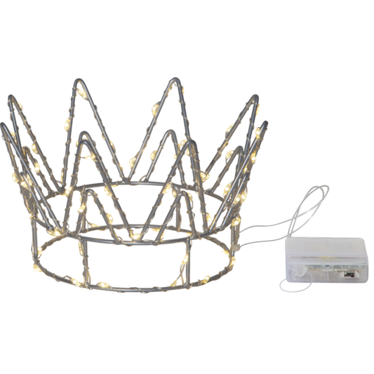 Bordsdekoration Crown Silver