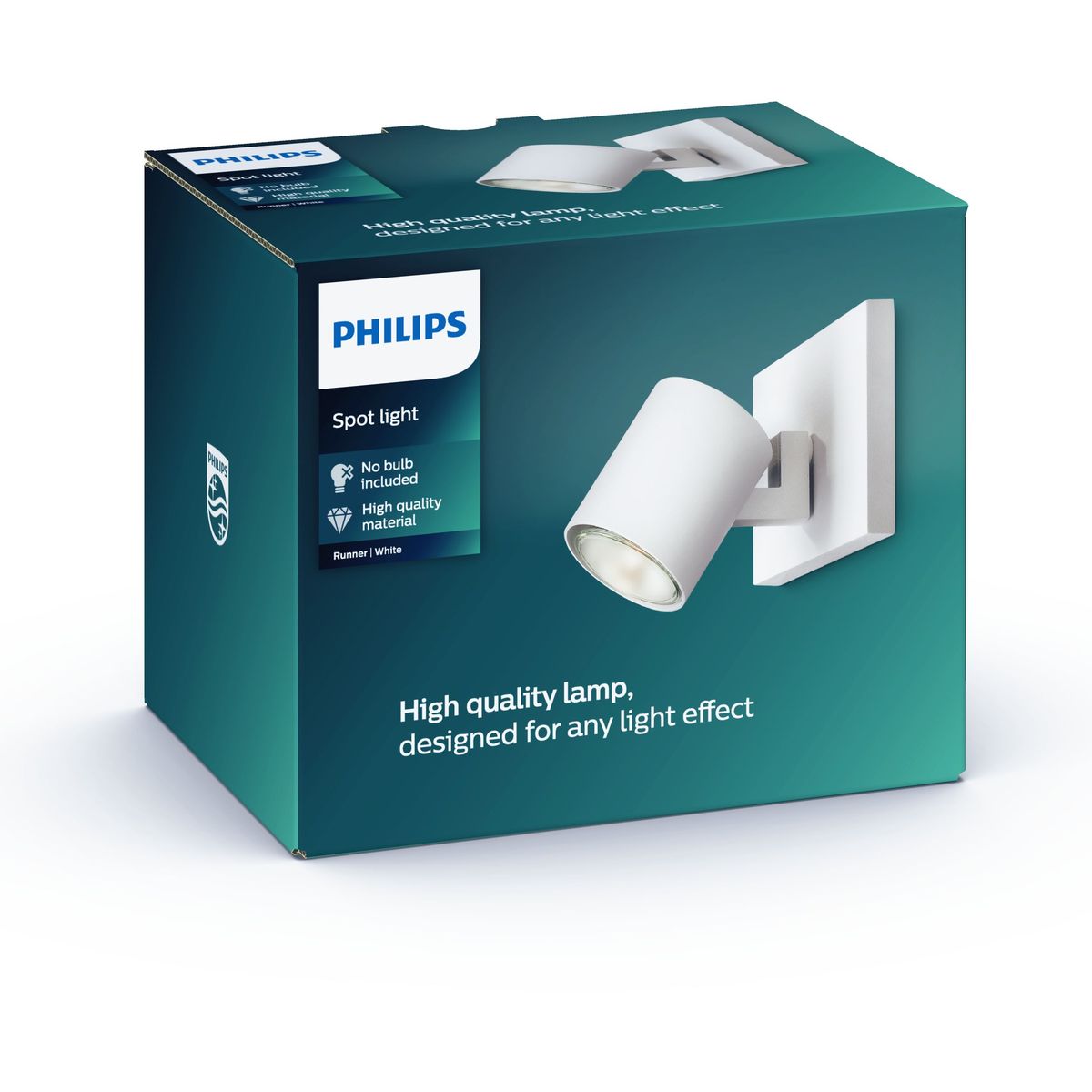Philips - Runner Single Spot White 1x50W 230V
