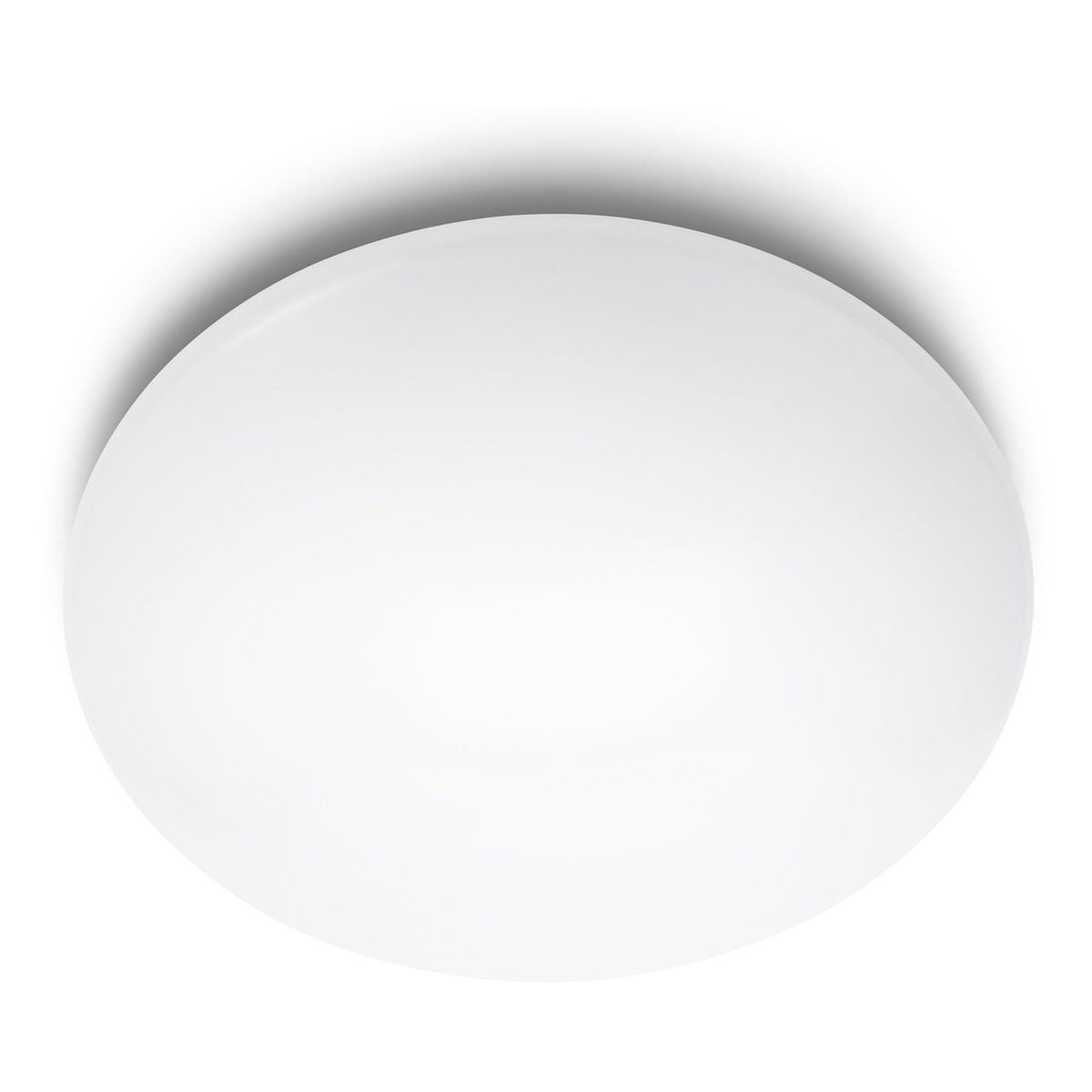 Philips - lampada da soffitto in pelle scamosciata bianca 40k 4x5w