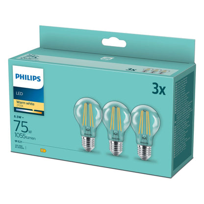 Philips - LED Classic 75W A60 E27 WW CLND3PF/6DISC