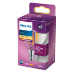 Philips - LED Classic 60W E14 WW P45 Cl Nd Rfsrt4