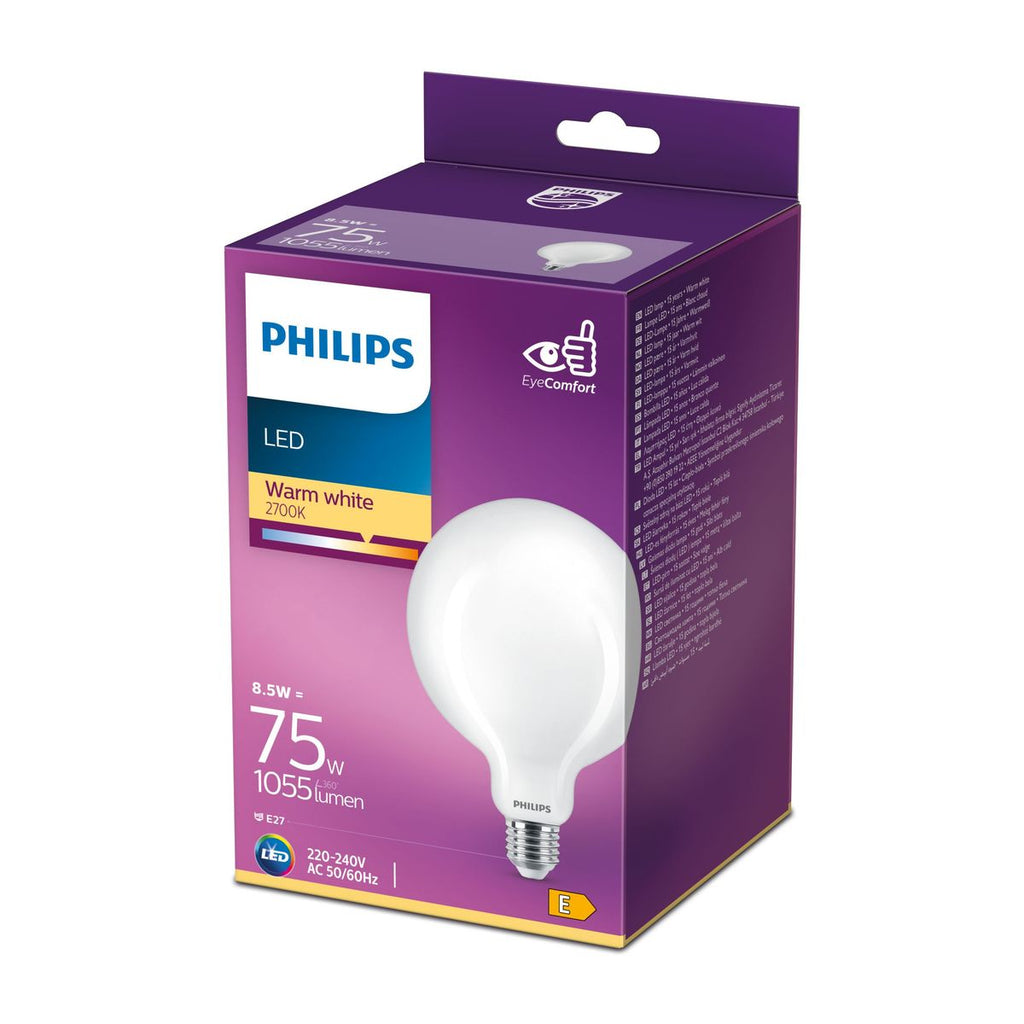 Philips - LED Classic 75W G120 E27 WW fr nd srt4