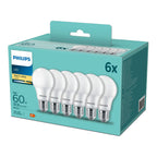 Philips - LED 60W A60 E27 WW fr nd 6pf/6 disco
