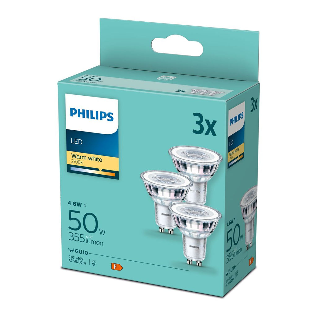 Philips - LEDCLASSIC 50W GU10 WW 36d ND 3PF/8 -Disc