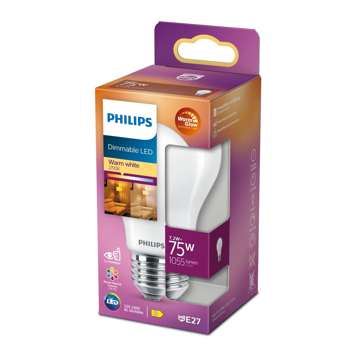 Philips - LED Classic 75W A60 E27 FR WGD90 SRT4