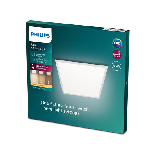 Philips - touch soffitto cl560 ss sq 36w 27k w hv06
