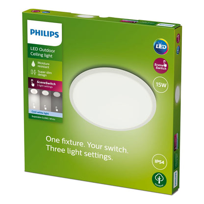 Philips - Superslim Sofiling SSW 15W 40K White IP54