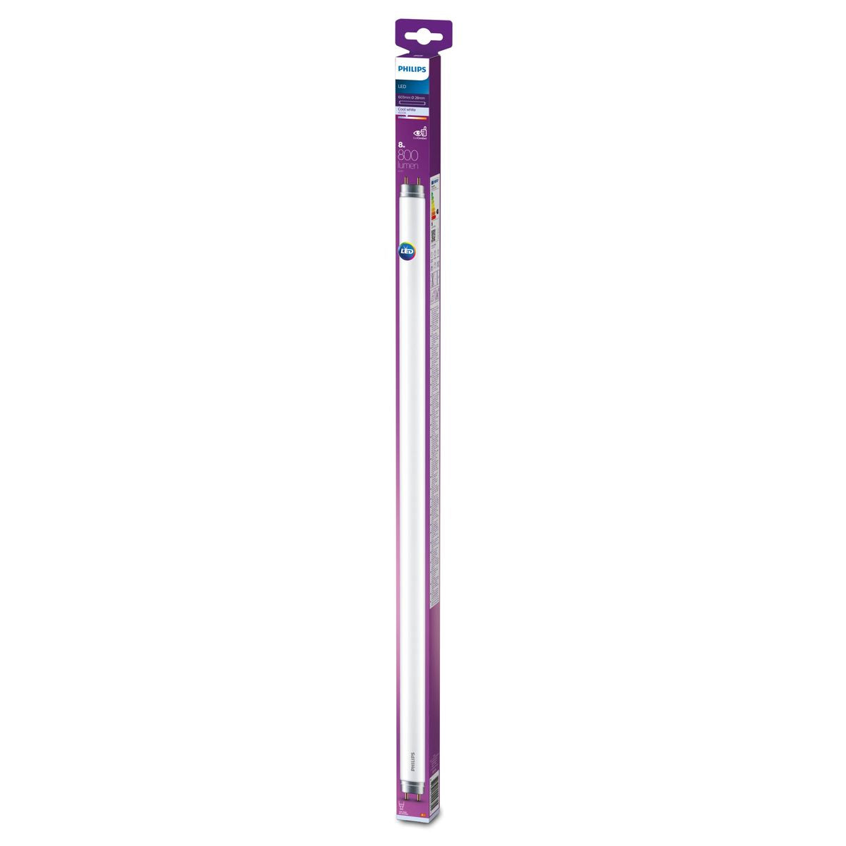 Philips - LED T8 600mm 8W G13 CW 1CT/4