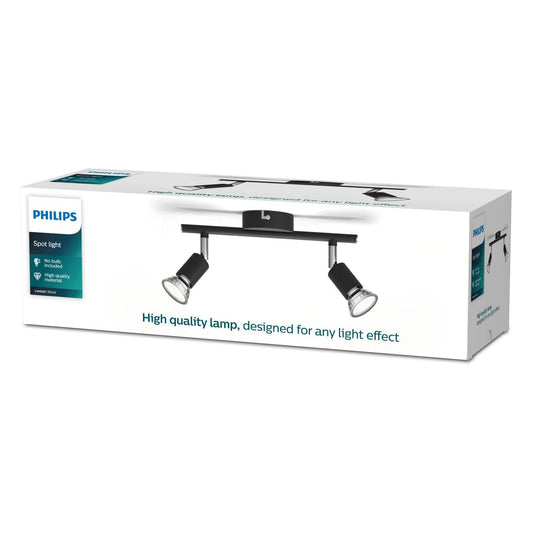 Philips - Limbali bar/tubo nero 2x50w 230v