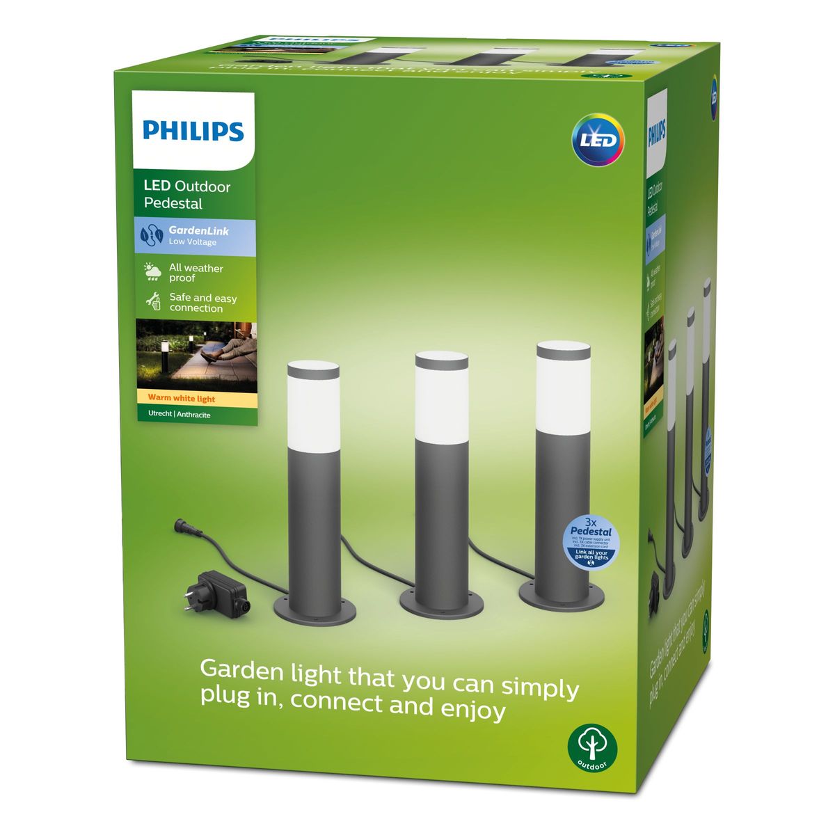 Philips - pacchetto piedistallo LV 24W 5+2+2M 3pk