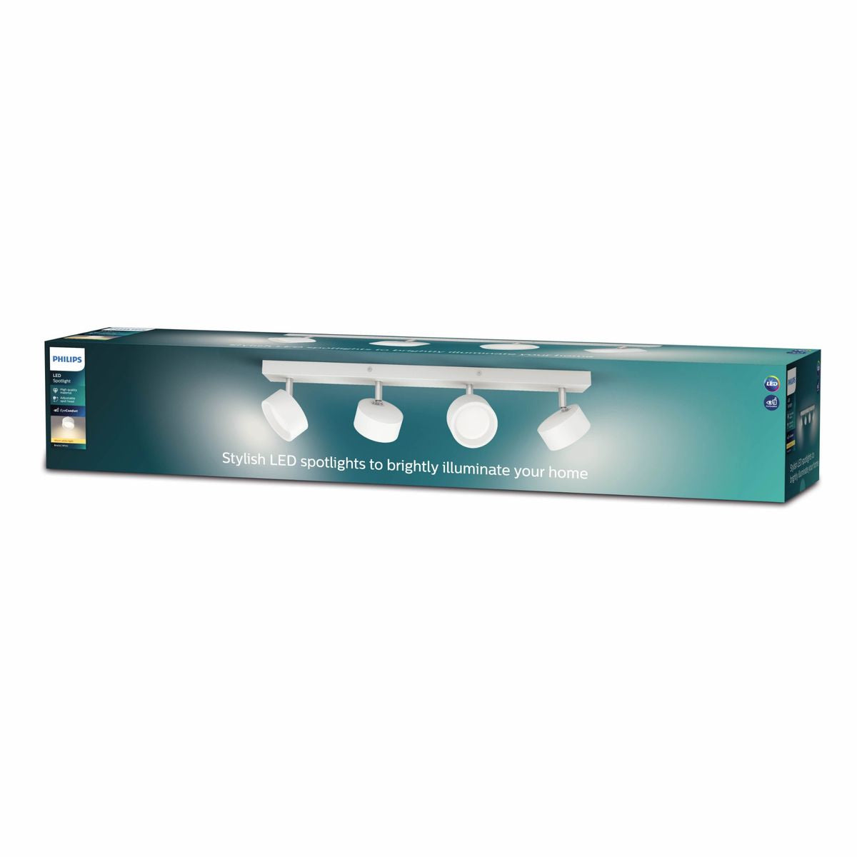 Philips - Bracia Spot Wh 4x5.5W 27K HV