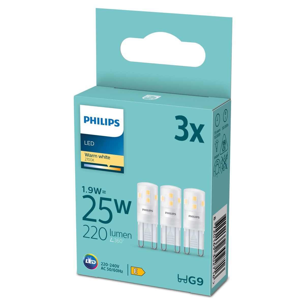 Philips - LED 25W G9 WW ND 3PF/6 disco