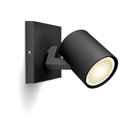 Philips - Runner Hue Ext.Single Spot Black 1x4.2W