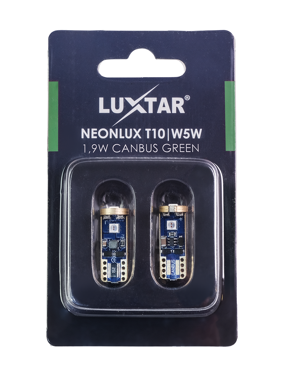 Luxtar NeonLux | T10 W5W | Canbus | Grön - bild 5