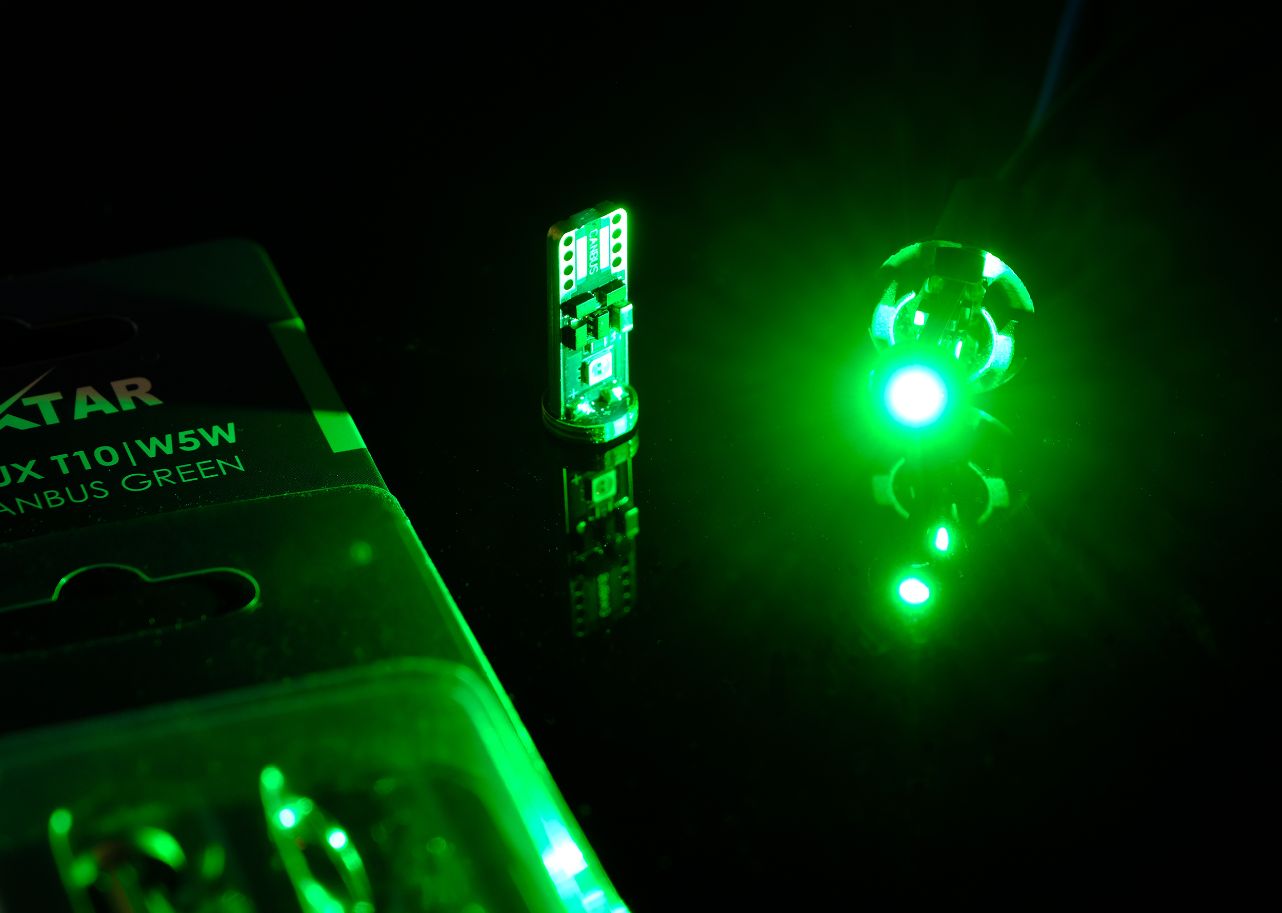 Luxtar NeonLux | T10 W5W | Canbus | Grön - bild 2