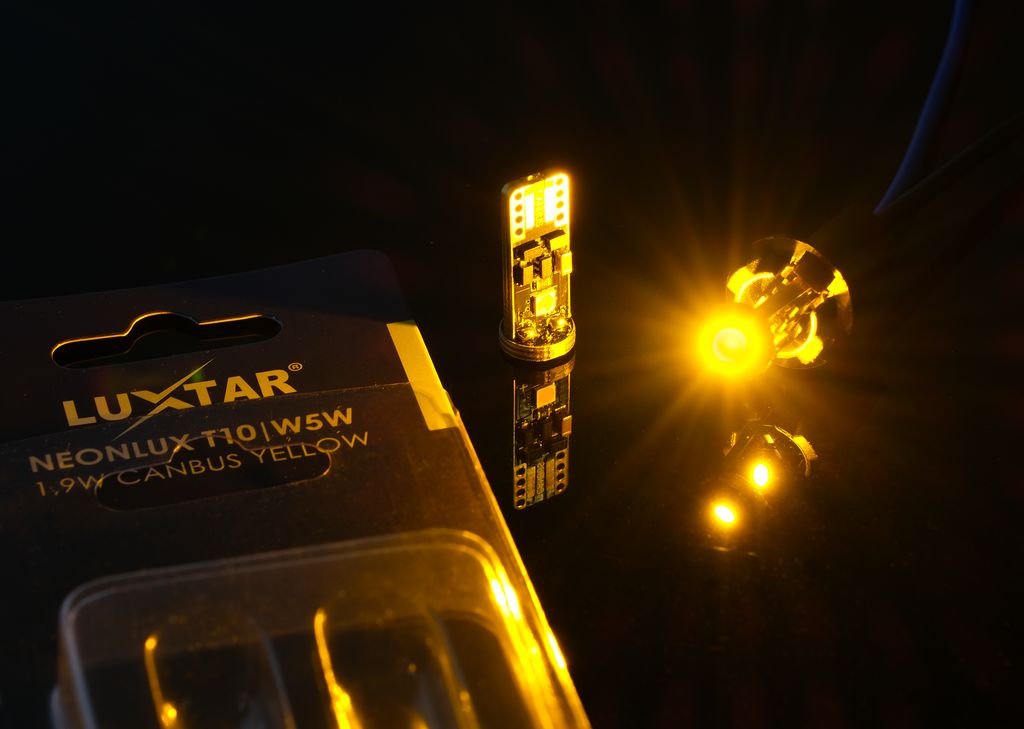 Luxtar NeonLux | T10 W5W | Canbus | Yellow - bild 2