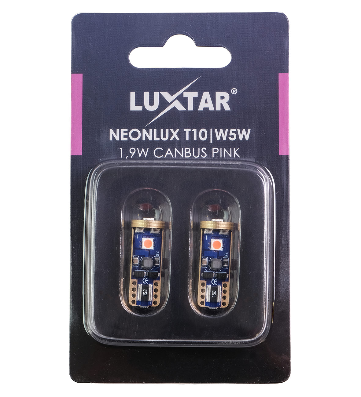 Luxtar NeonLux | T10 W5W | Canbus | Pink - bild 5