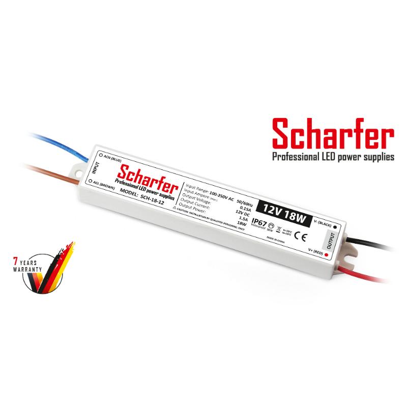 Transformer 230V AC a 12V DC 18W