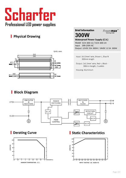 Trasformatore da 230 V CA a 12 V CC 300 W