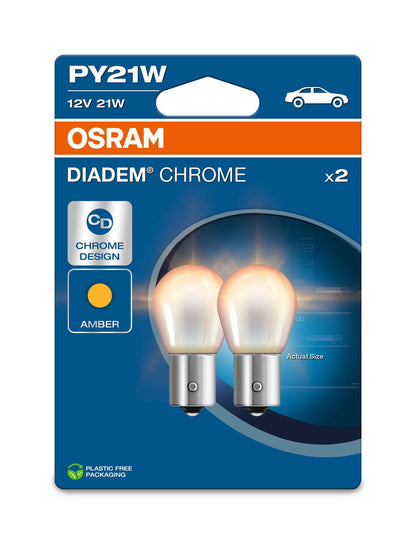 Osram Diadem Chrome - PY21W Lampada leggera extra