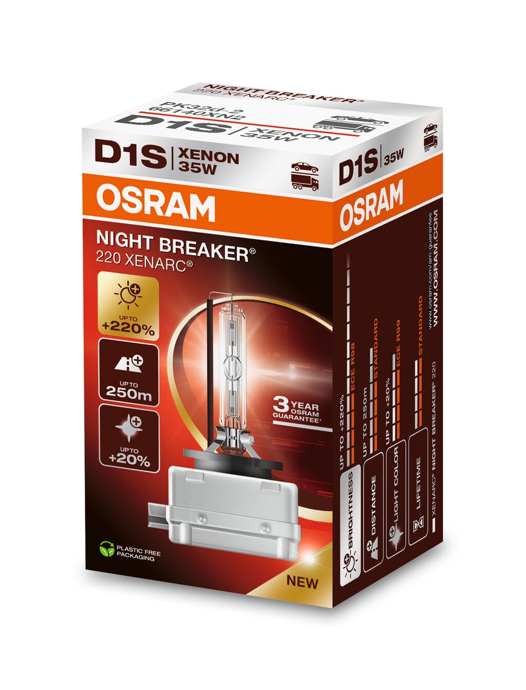 Osram Xenarc Night Breaker Laser (Next Gen) - D1S - 1 -Pack