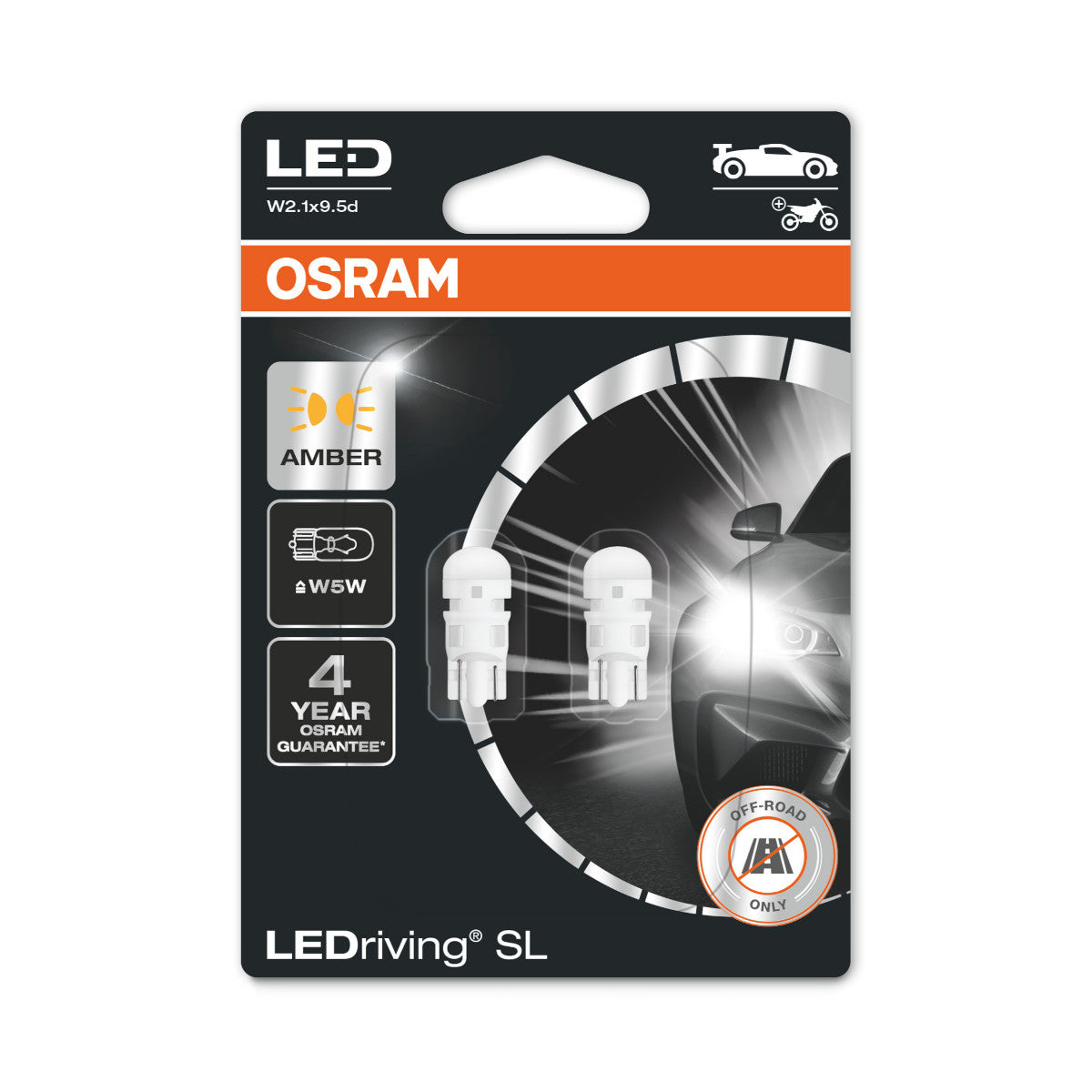 OSRAM LEDriving SL - Fuoristrada W5W - giallo