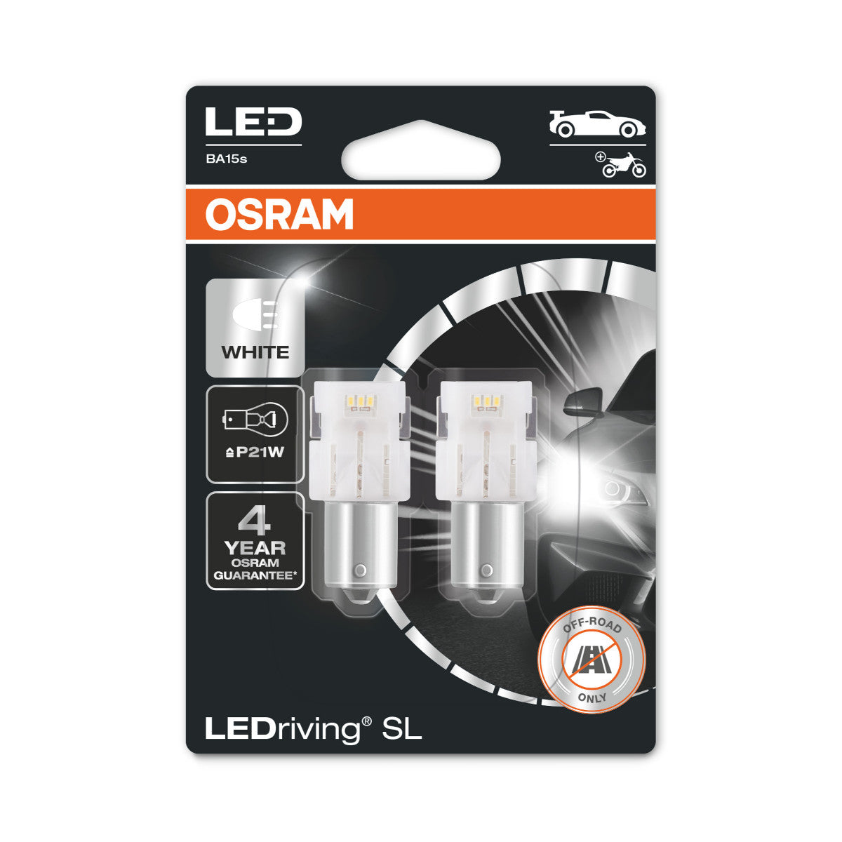 Osram ha guidato Rriving SL - Off -road P21W - White