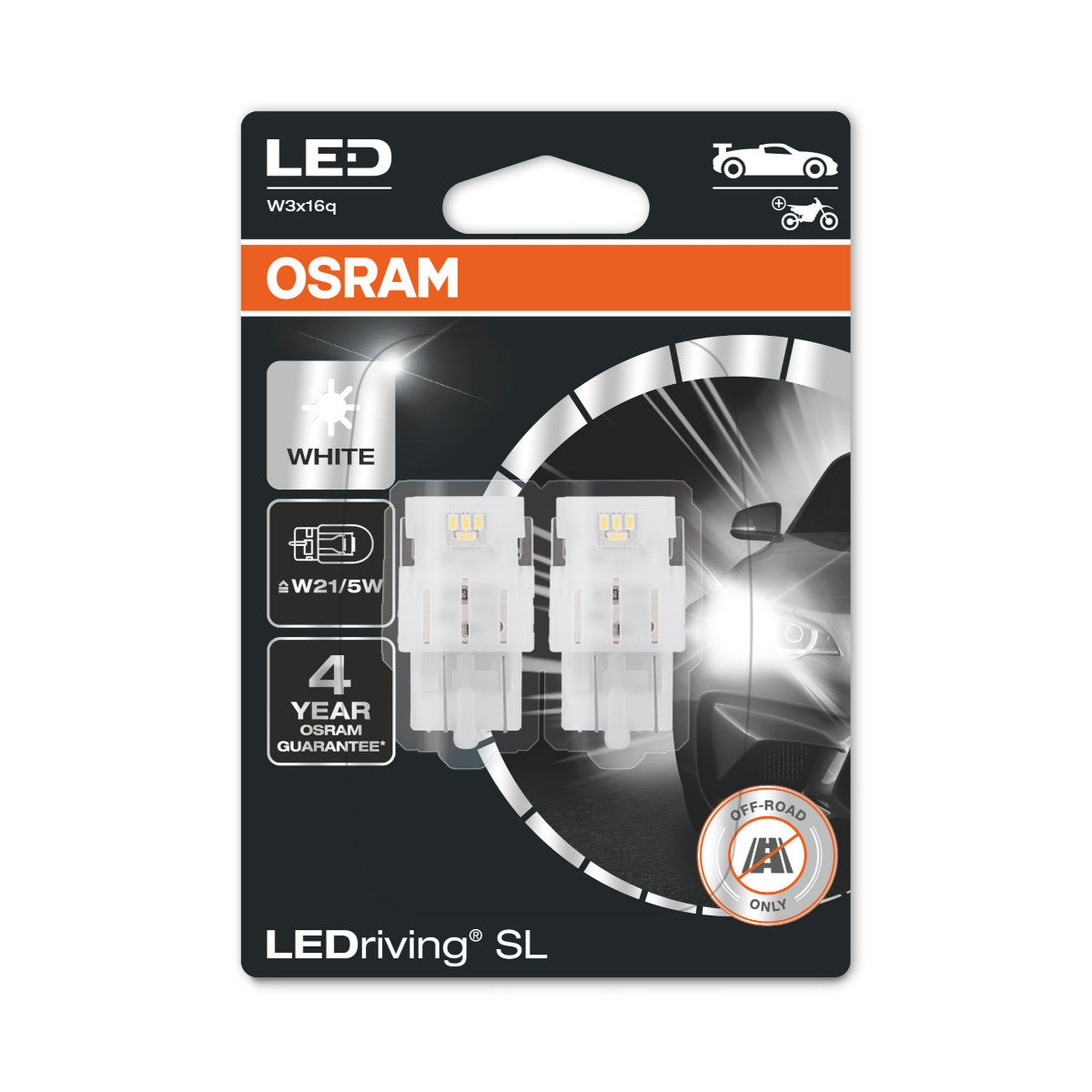 OSRAM LEDriving SL - Fuoristrada W21-5W - bianco