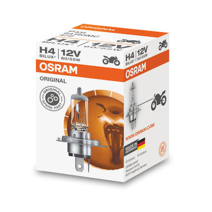 OSRAM ORIGINAL LINE - H4 - 12 V - 6055 W - Lampadina alogena per fari - Scatola pieghevole