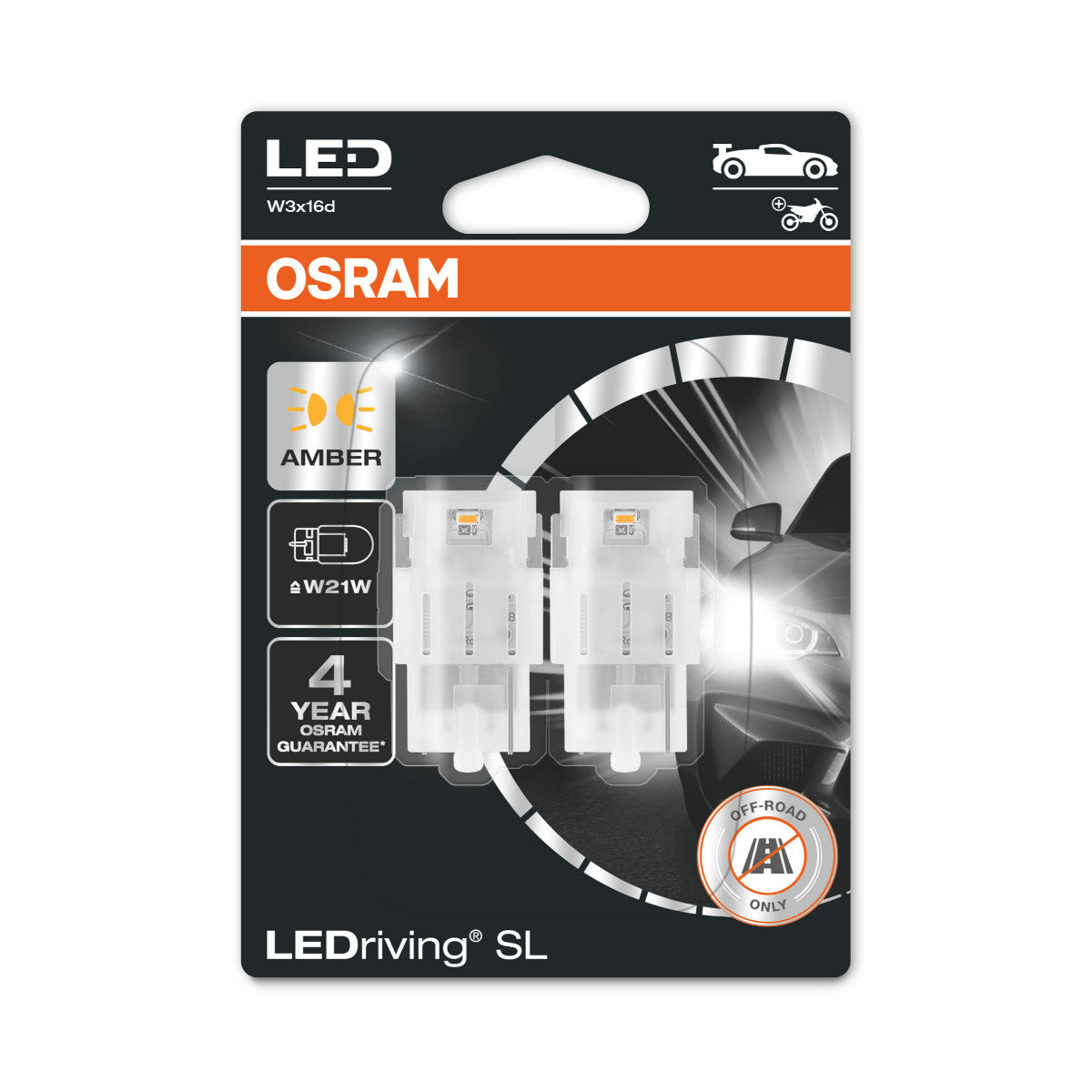 OSRAM LEDriving SL - Fuoristrada W21W - giallo