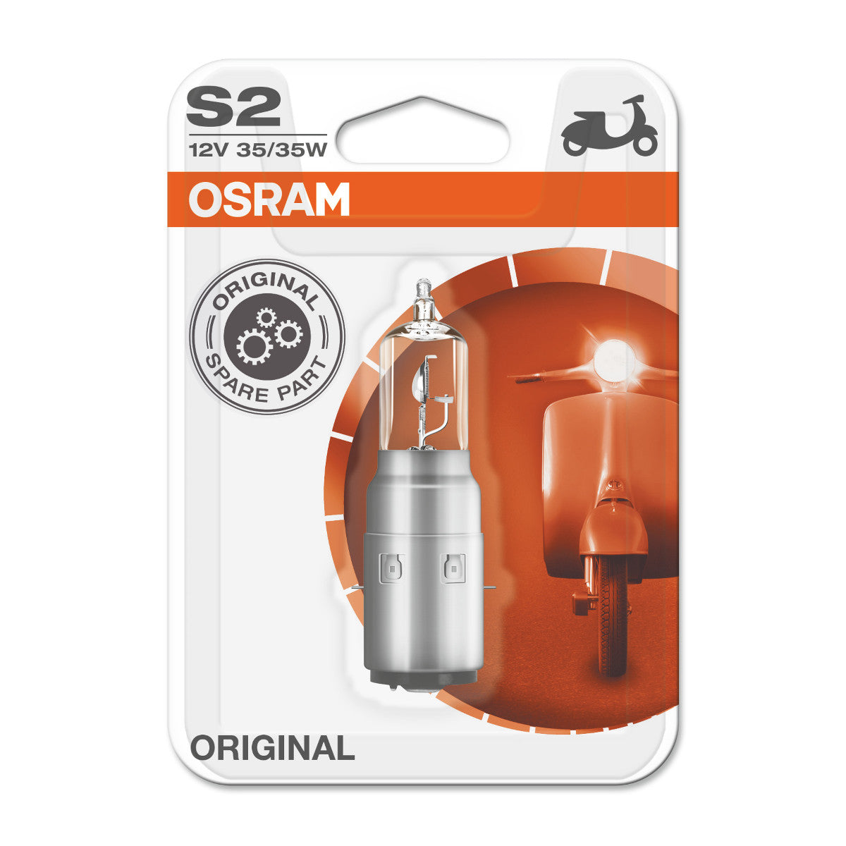 OSRAM ORIGINAL LINE - S2 - 12 V - 3535 W - Lampadina alogena per fari