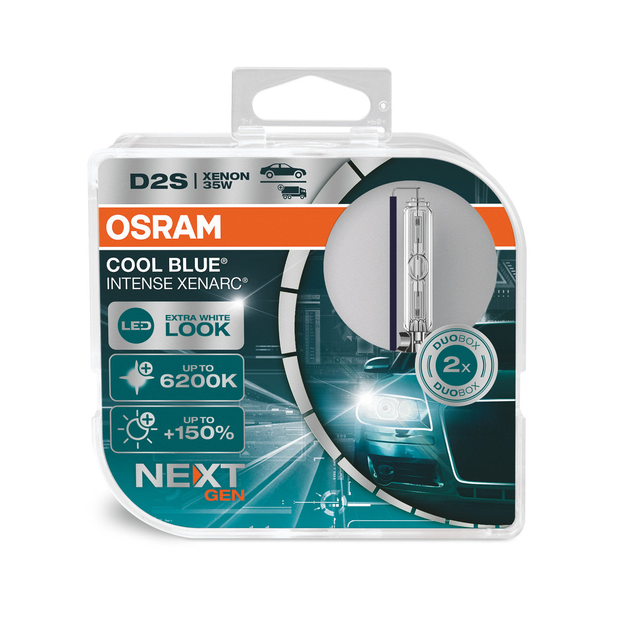 OSRAM - Lampadina per fari HID D2S - CONFEZIONE DA 2