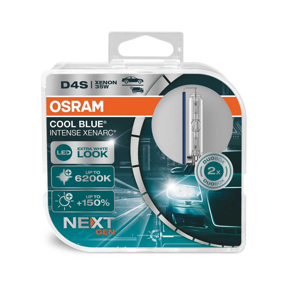 OSRAM - Lampadina per fari HID D4S - CONFEZIONE DA 2