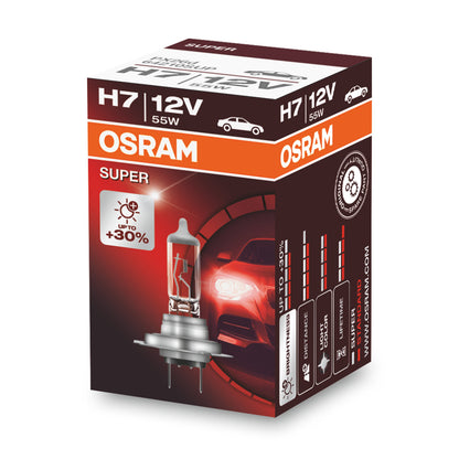 OSRAM SUPER - Lampadina alogena per fari H7