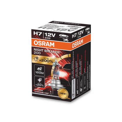 OSRAM NIGHT BREAKER 200 - H7 - Confezione da 1