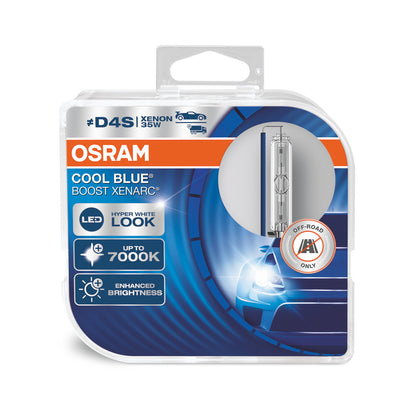 OSRAM XENARC COOL BLUE BOOST - Lampadina per fari HID D4S fuoristrada