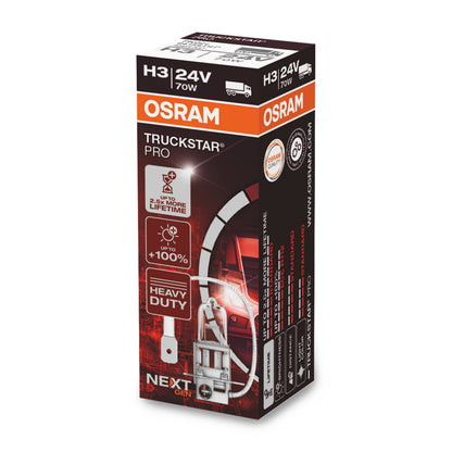 OSRAM TRUCKSTAR PRO - Lampadina alogena per fari H3 - CONFEZIONE DA 1