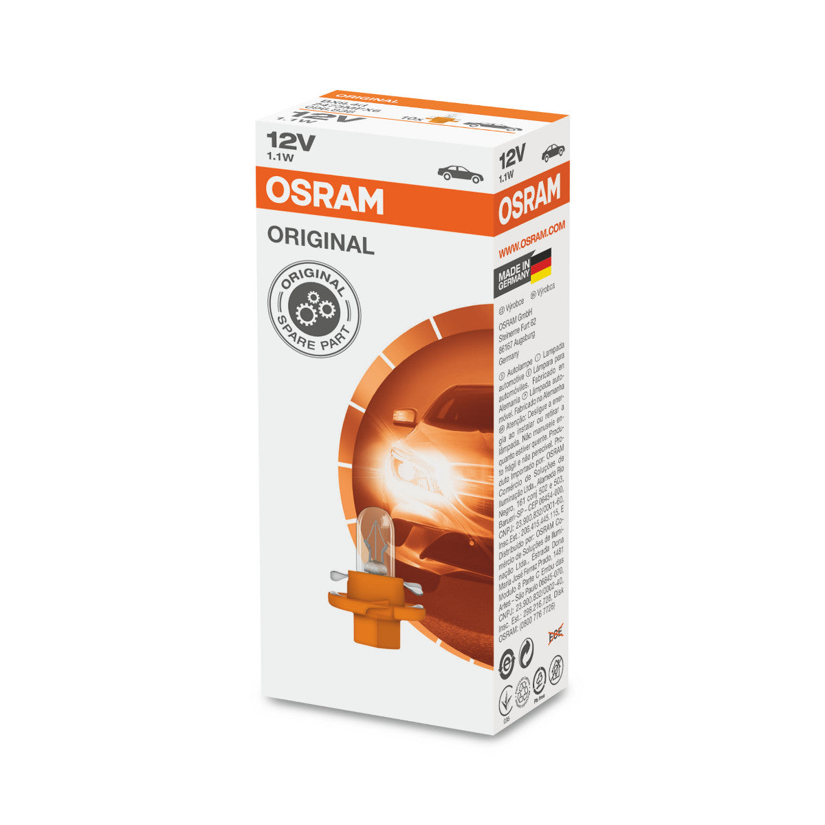 OSRAM ORIGINAL - BASE MF IN PLASTICA - 1 -1W - Lampadina extra