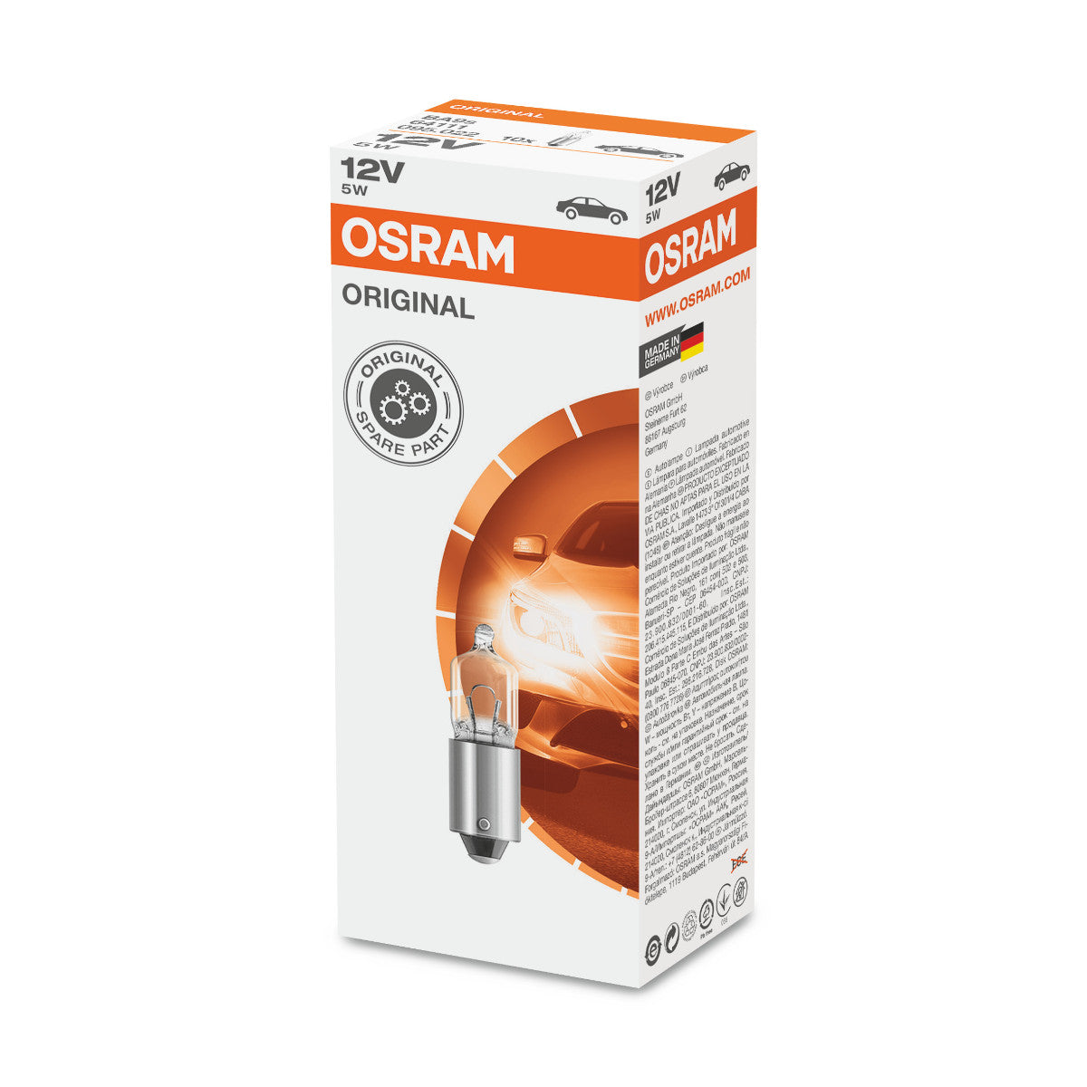 OSRAM ORIGINAL MINIWATT - 5W - 12V - Lampadina extra