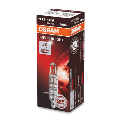 OSRAM SUPER BRIGHT PREMIUM - SUPER BRIGHT - Fuoristrada H1 - PX14 -5s Lampadina alogena per fari anteriori