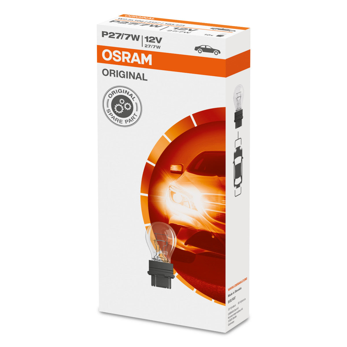 Base cuneo Osram S8 - P27-7W Lampada leggera extra