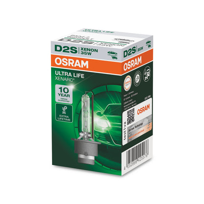 OSRAM XENARC ULTRA LIFE - Lampadina per fari HID D2S - CONFEZIONE DA 1