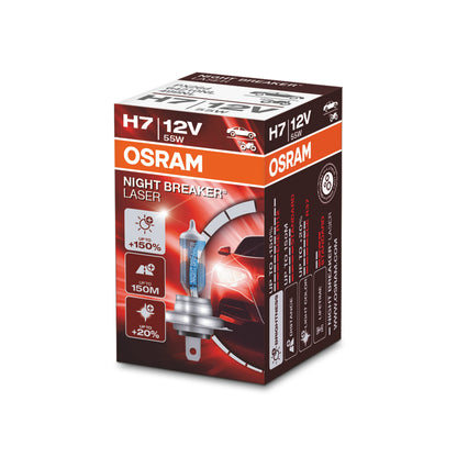 OSRAM NIGHT BREAKER® LASER H7 Scatola pieghevole