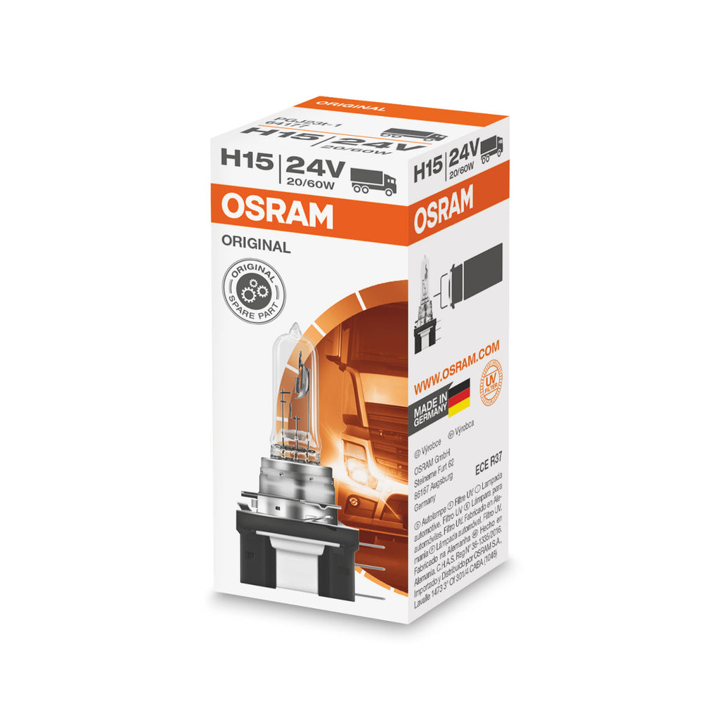 Osram Original Line - H15 - 24 V - 6020 W - Lampada del faro alogeno