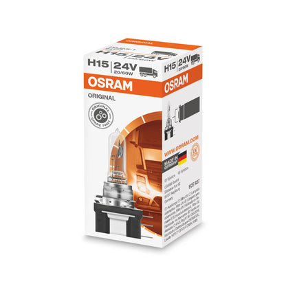 OSRAM ORIGINAL LINE - H15 - 24 V - 6020 W - Lampadina alogena per fari