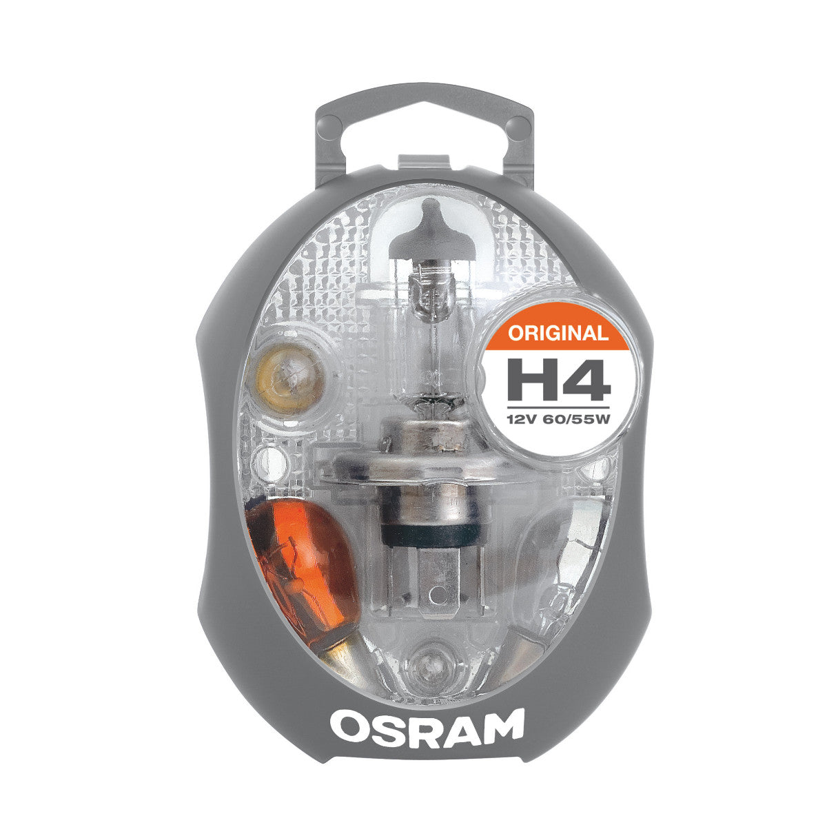 OSRAM Scatola lampada di ricambio per auto - CLK H4 - Kit lampada per auto