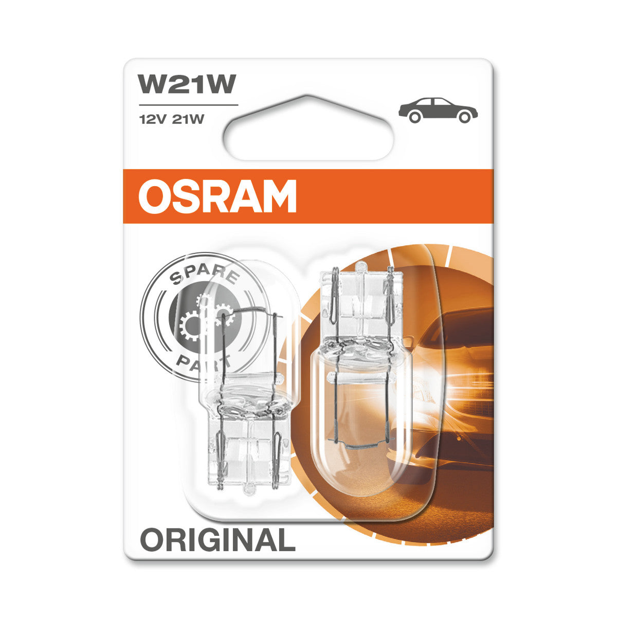 OSRAM ORIGINAL - BASE A CUNEO - W21O - W3Lampadina ausiliaria x16D