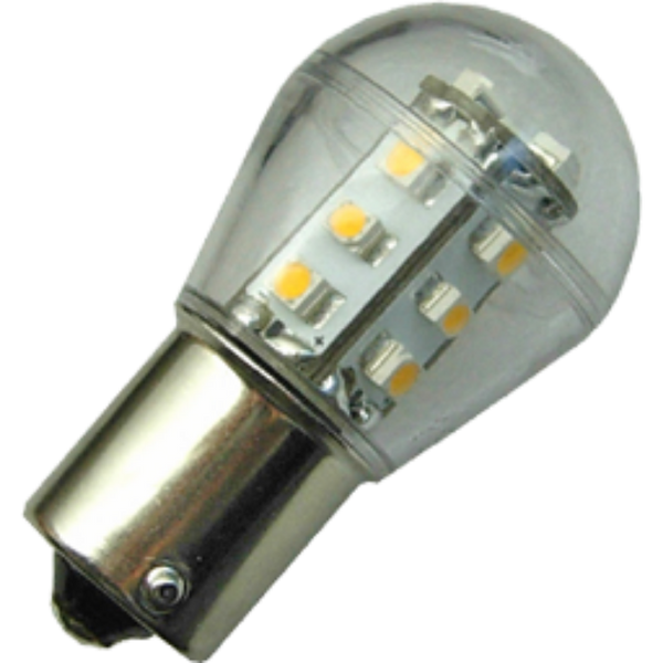 LED giallo BA15S 12V/24V 0.7W